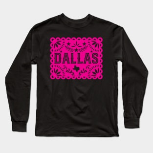 Dallas Hot Pink Long Sleeve T-Shirt